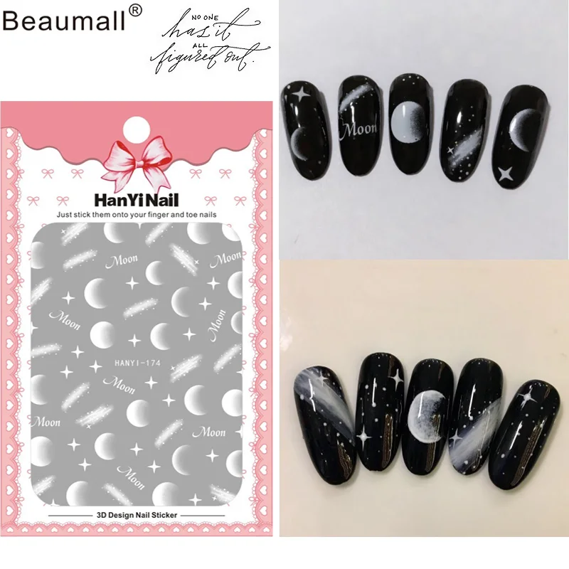 

Fashion Patterns! Nails Art Manicure Back Glue Decal Decorations Design Nail Sticker For Nails Tips Beauty