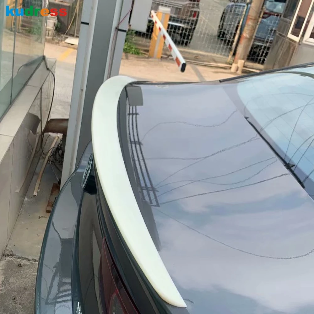 Для Mazda 3 для Mazda3 2019 2020 ABS пластик углеродное волокно задний спойлер крыло багажник