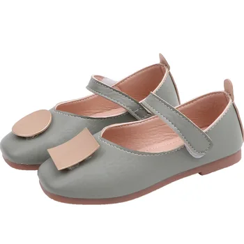 

AFDSWG spring and fall leather kids shoes black kids princess shoes beige shoes girls princess,moccasins kids