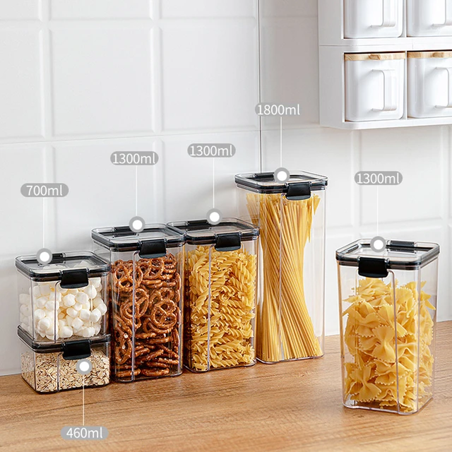 Organizers Storage Box Container Kitchen  Plastic Food Storage Container  Bamboo - Bottles,jars & Boxes - Aliexpress