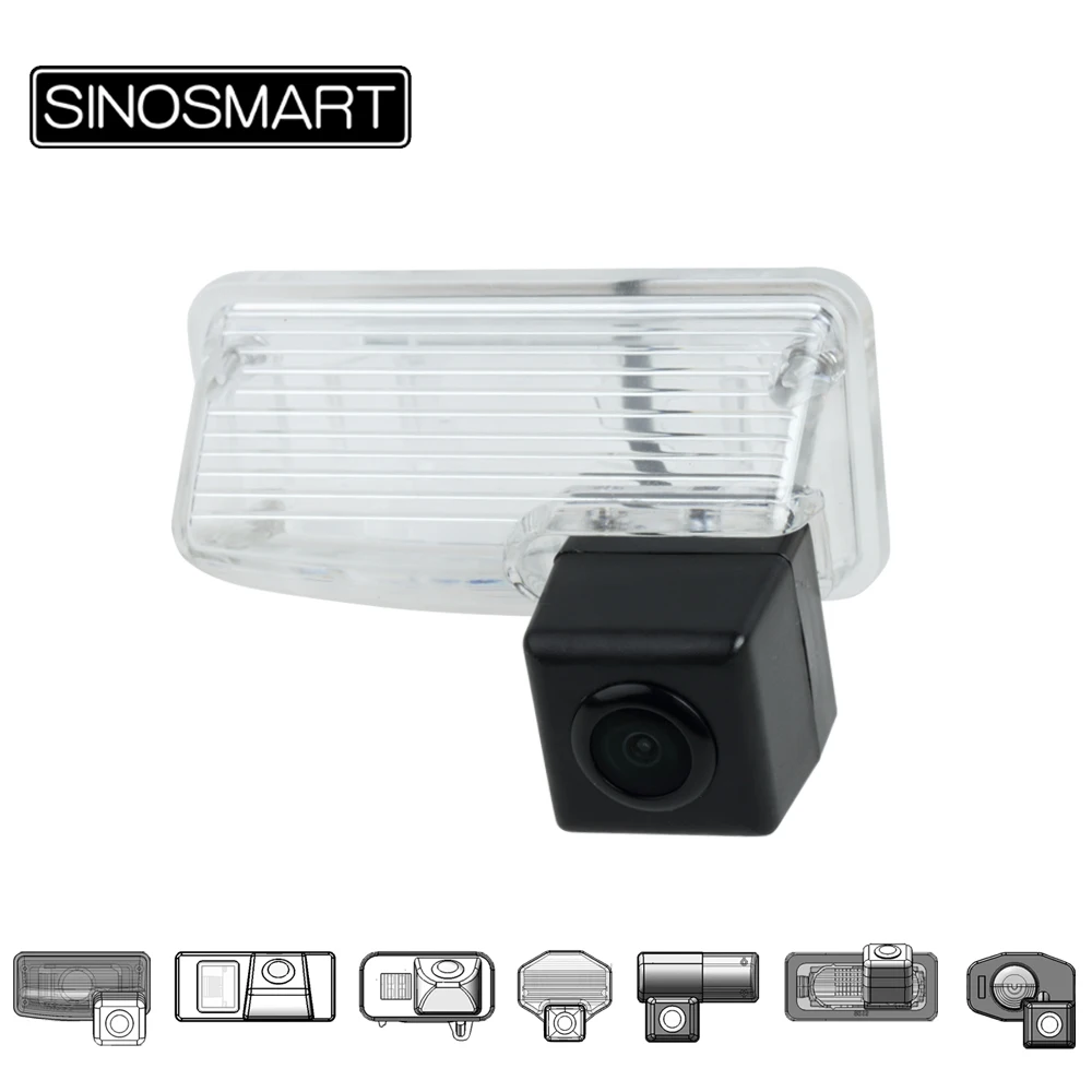 

SINOSMART High Quality Car Parking Reverse Backup Special Camera for Toyota Corolla Reiz Vios 2008 to 2014 Options