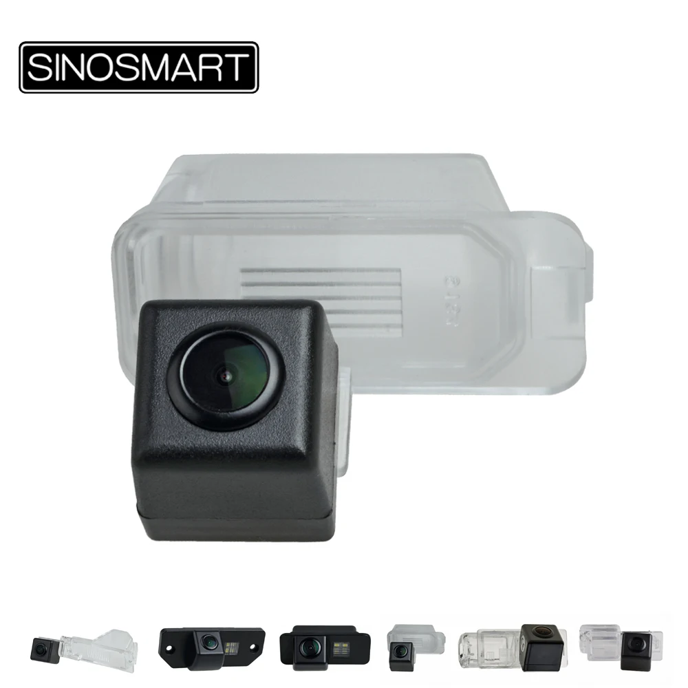 SINOSMART Car Rear View Parking Camera for Ford Kuga Edge Mondeo Escape Mariner Focus S-MAX ECOSPORT Transit 2009 to