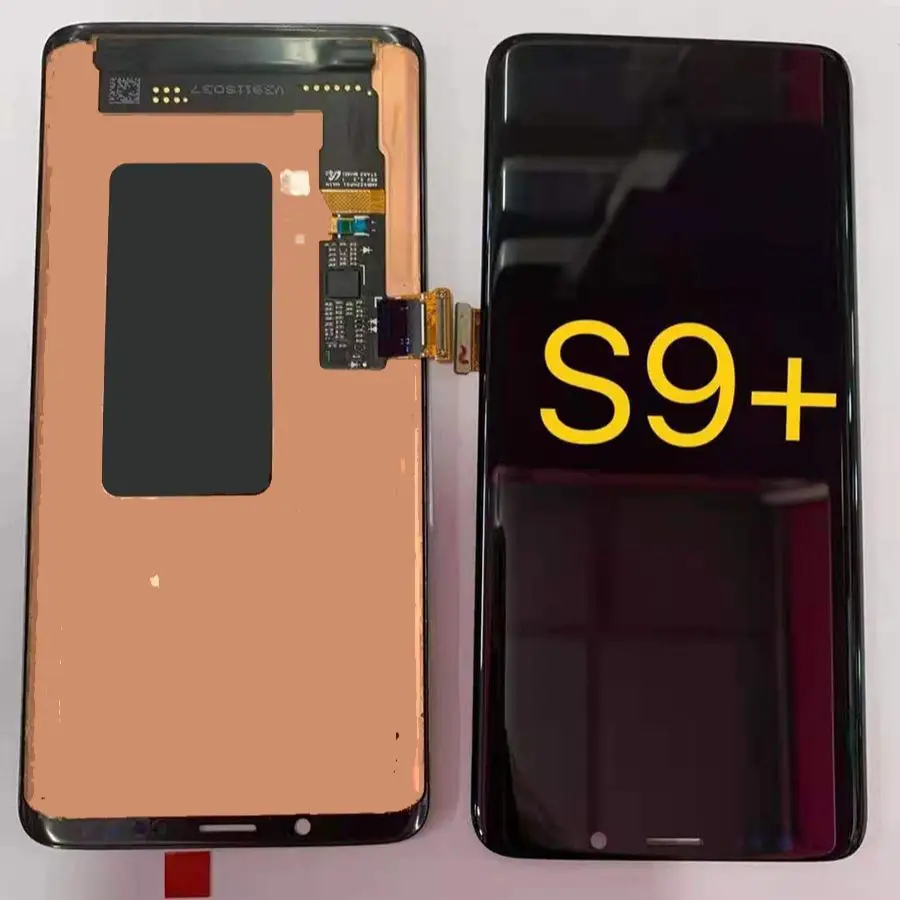 100% Оригинальный Amoled дисплей с рамкой для samsung Galaxy S9 plus G965 G965U G965F G965FD сенсорный