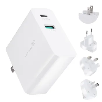 Ouhaobin 2 Port USB QC 3.0 30W Fast Quick Charge USB Hub Wall Charger Power Adapter US/EU/AU/UK Plug For iPhone 11/11 Pro
Ouhaobin 2 Port USB QC 3.0 30W Fast Quick Charge USB Hub Wall Charger Power Adapter US/EU/AU/UK Plug For iPhone 11/11 Pro