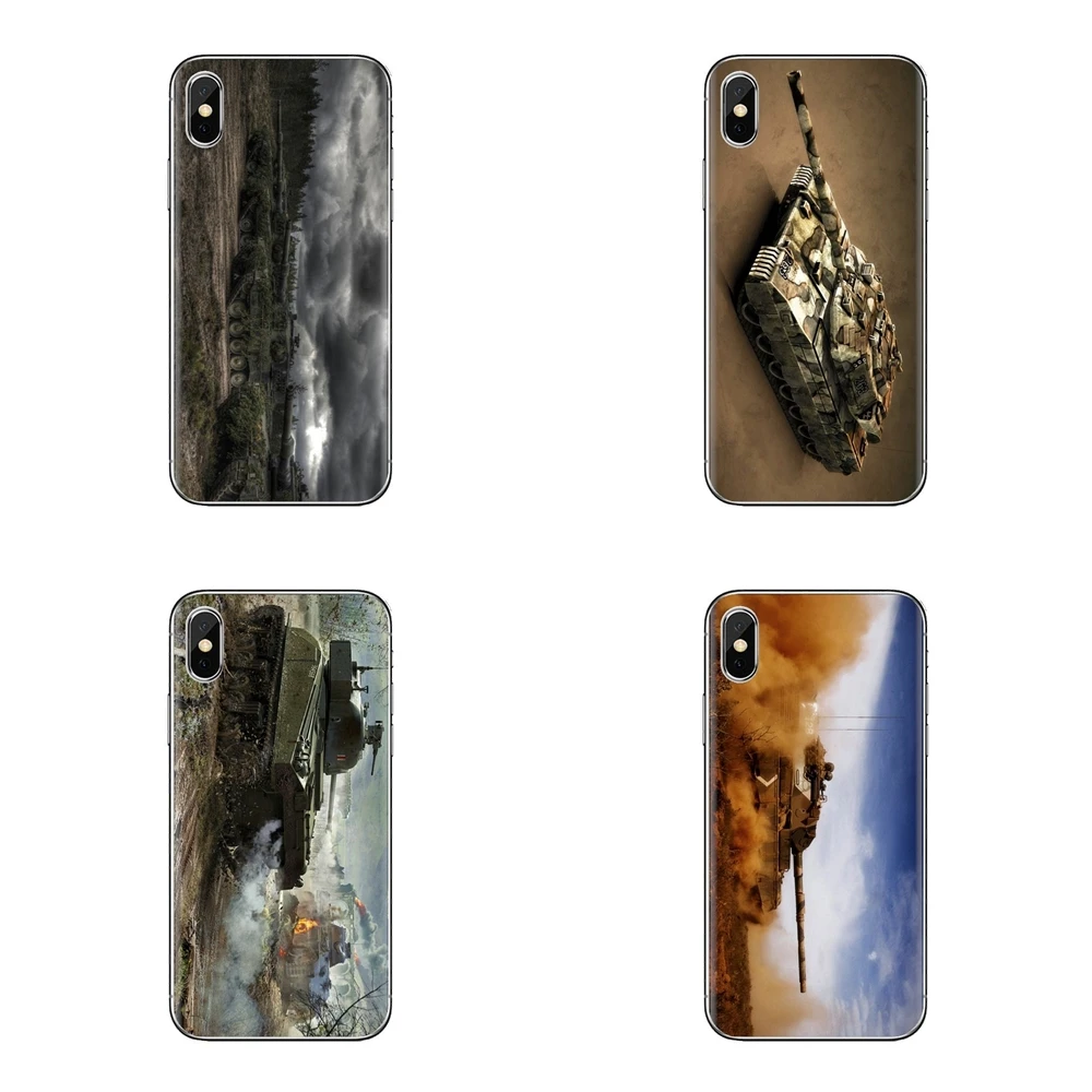Чехлы для iPhone XS Max XR X 4 4s 5 5S 5C SE 6 6S 7 8 Plus samsung Galaxy J1 J3 J5 J7 A3 A5 невероятный боевой танк