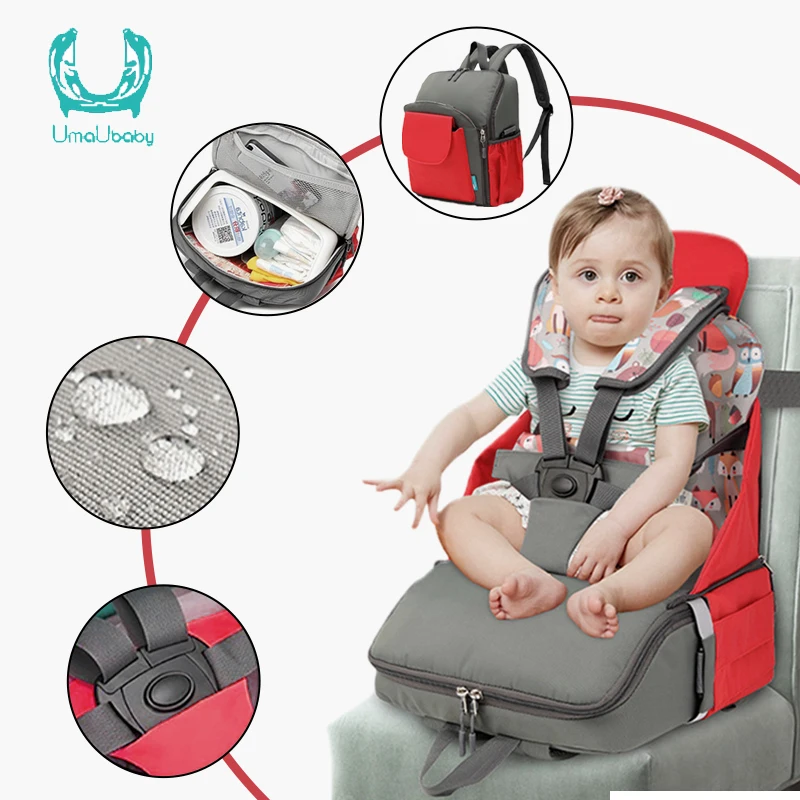 Umaubaby сумка для детских подгузников многофункциональная детского стула