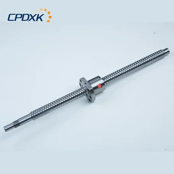 

CNC Rolled Ball screw 250 -L900mm single 2505 ball screw rail with end machining + 1pc single ball nut for CNC Machine