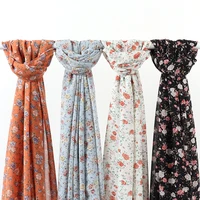 70*180cm Women Printed Soft Floral Muslim Chiffon Hijab Head Scarf Wraps New Designs 1