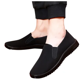 

Soft Bottom Slip On Casual Shoes Men Outdoor Sport Breathable Lazy Single Shoes Men Male Driving Loafers Shoes
