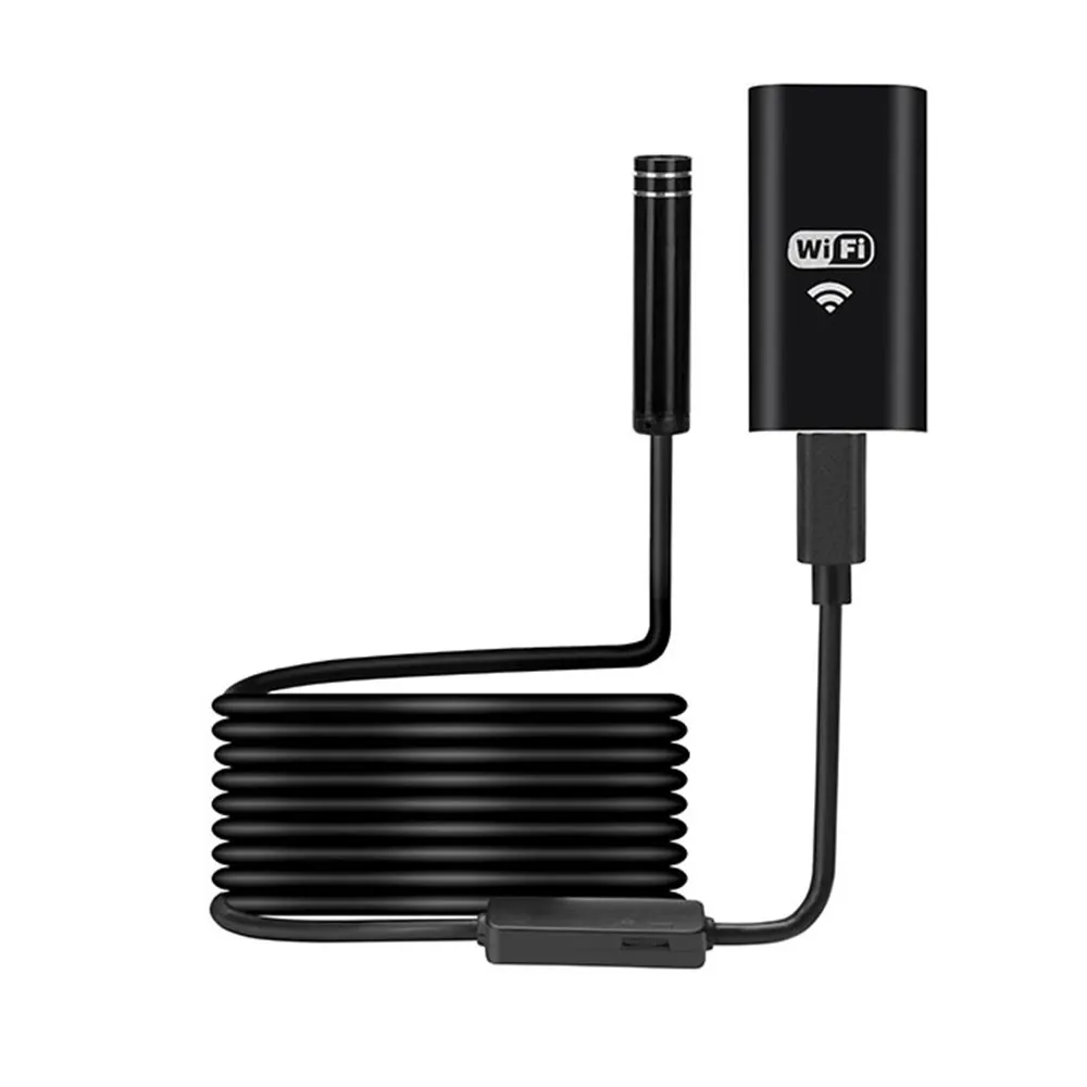 Эндоскоп 8,0 мм IP67 компьютерная Инспекционная камера видео в реальном времени HD эндоскоп Ушная ложка бороскоп черный мобильные телефоны