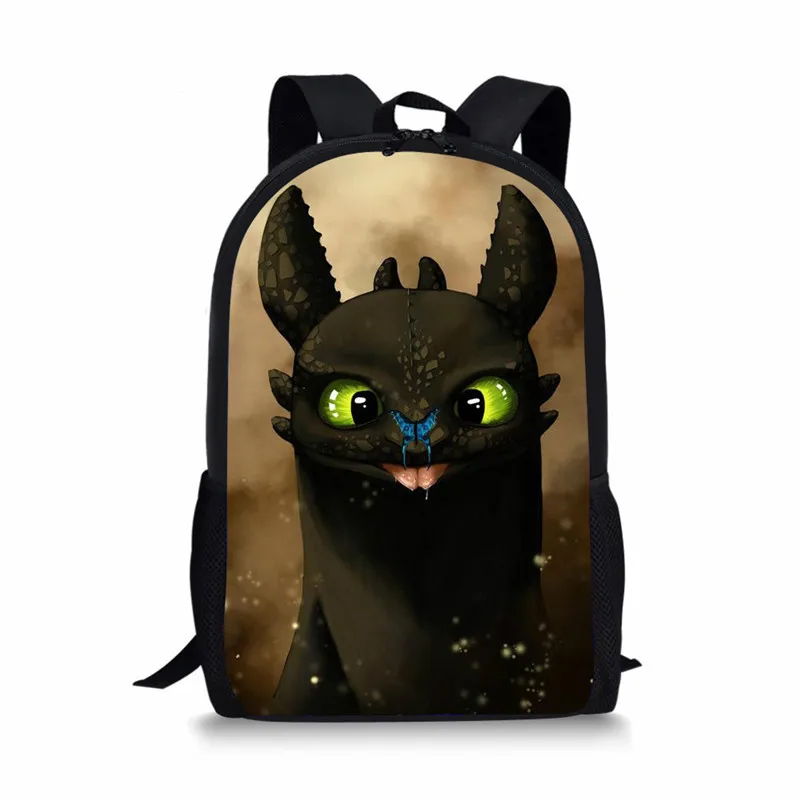 ThiKin мультфильм дракон 3D печать рюкзаки Карандаш сумка 3 шт. портфель школьные ранцы для мальчиков девочек Bookbag ранец - Цвет: as pictures