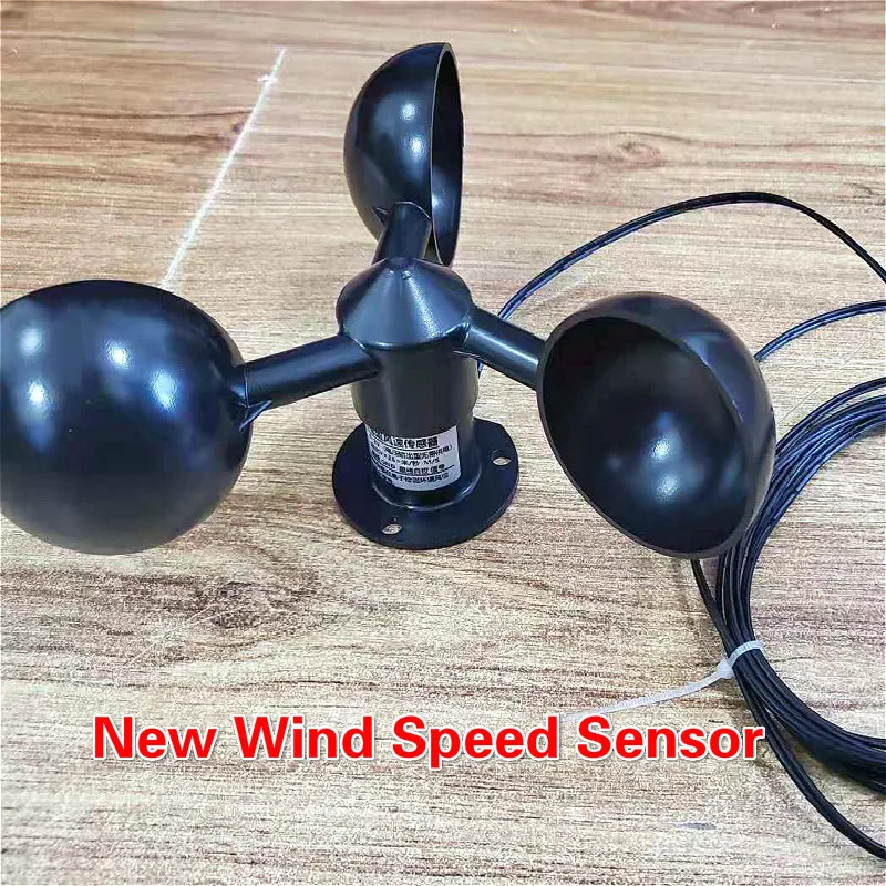 Wind Speed Sensor Anemometer Diy Three Cup Type Wind Speed Measurement Wind  Sensor Wind Power Generation - Speed Measuring Instruments - AliExpress