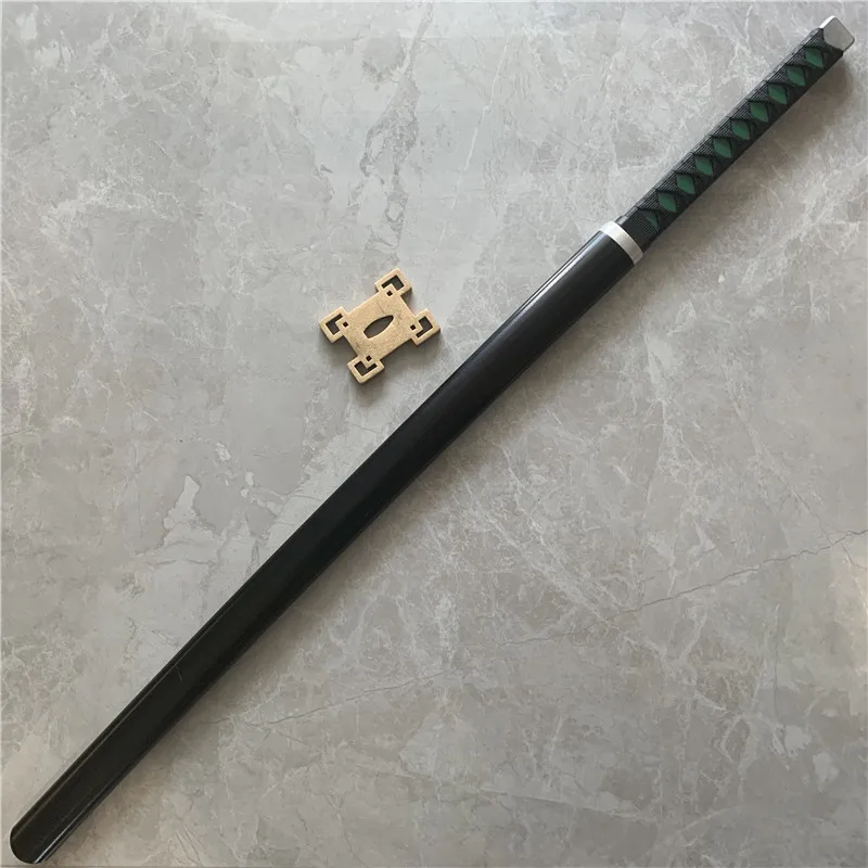 Description Picture 2 of item1:1 Kimetsu no Yaiba Knife Sword Weapon Demon Slayer Tanjirou Zenitsu Cosplay Samurai Sword Ninja PU Gift 104cm
