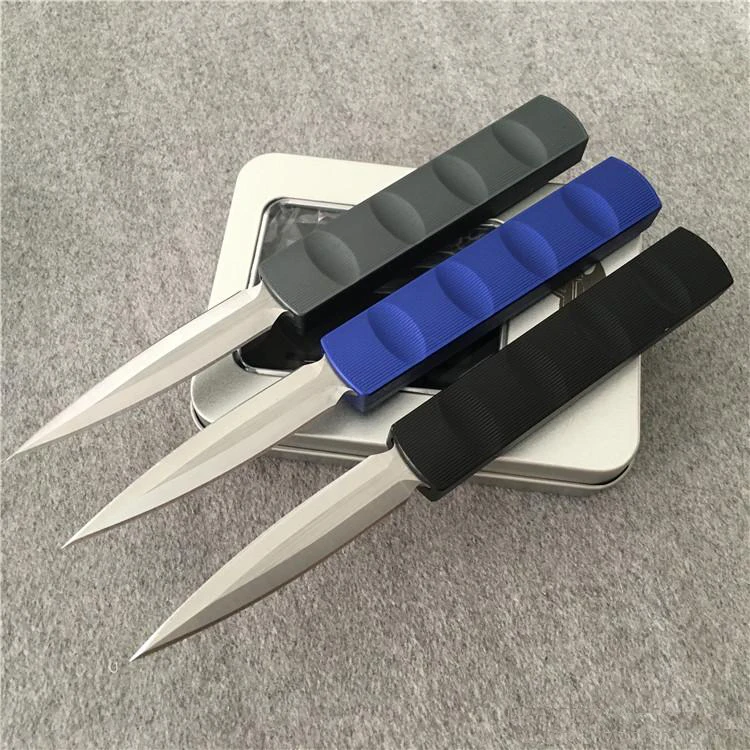 

Rocket D2 Blade T6061 Handle Aviation Aluminum Double Action Pocket Otf Knife Tactical Hunting EDC Knife Gift Fixed Blade Knifes