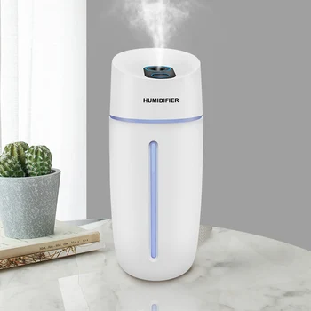 

New 250ML USB Air Humidifier Ultrasonic Aroma Oil Essential Diffuser For Home Car LED 7 Color Light Mist Maker Air Refresher