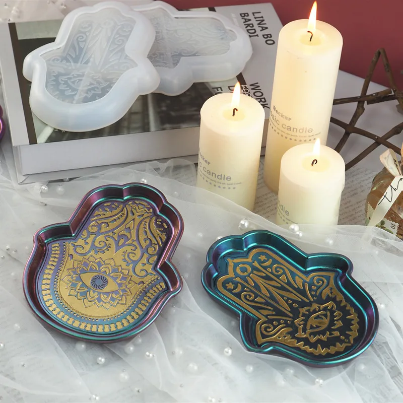 Jewelry Mold Palm-Dish-Plate Fatima DIY Uv Resin