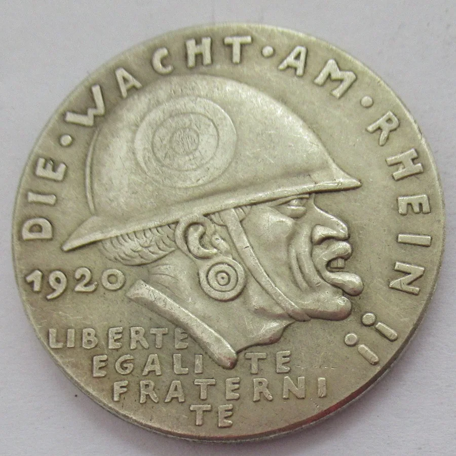 

RARE RESTRIKE LARGE SIZE KARL GOETZ, 1920 GERMAN BLACK SHAME MEDAL / NUDE GIRL,EROTIC COPY COIN Commemorative old Coins GIFT