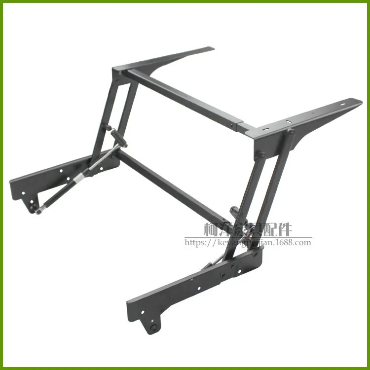 

Hydraulic cushioning damping lifting hardware accessories computer table lift folding iron frame i shape bracket