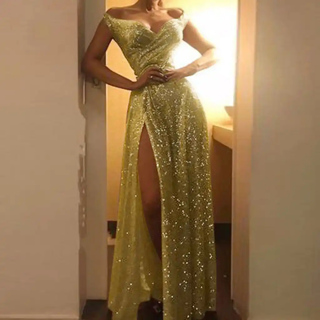 sexy gold party dresses