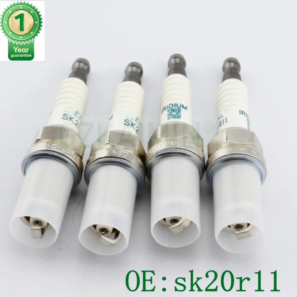 4 шт. свечей зажигания SK20R11 для Toyota Camry Highlander Scion Lexus 90919-01210