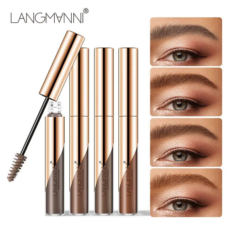 

4 Colors Eyebrow Mascara Cream Microblading Long Lasting Waterproof Eye Brow Gel Makeup Cosmtic Tool Eyebrow Pen