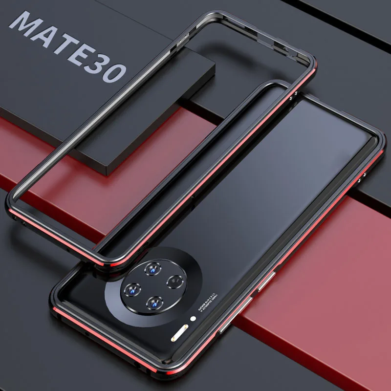 Роскошный Алюминиевый металлический бампер для huawei mate 30 mate 30 6,62 дюймов металлический чехол колонна щитка в форме рамки mate 30 Coque Shell