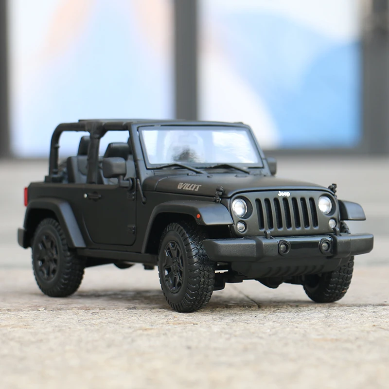 Maquette Jeep Wrangler Rubicon – Échelle 1:34-39, Modèle Détaillé Sous Licence, Pour Collectionneurs
