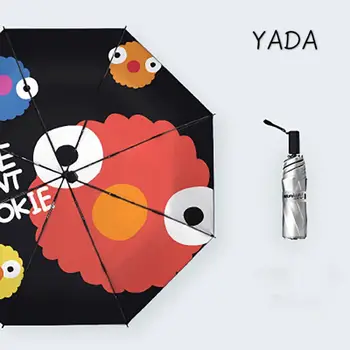 

YADA Graffiti Cartoon Anime Star Rainy Umbrella Folding Anti-UV Rainproof Umbrellas Parasol Sun Protection Umbrella YD200097