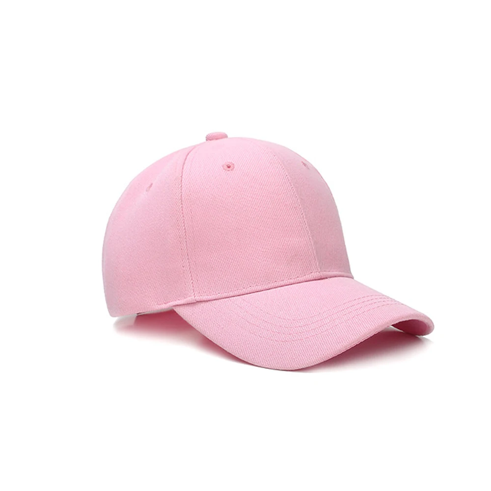 pink Унисекс модная бейсболка Мужская женская летняя шляпа хип-хоп Регулируемая черно-Розовая белая кепка уличная альпинистская бейсболка - Цвет: pink