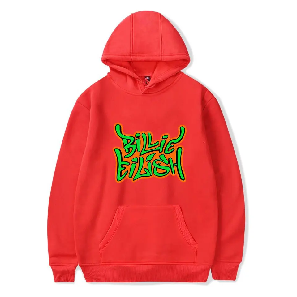Новые модные женские повседневные толстовки с капюшоном, одежда billie eilish, толстовки с капюшоном, женские пуловеры с длинным рукавом, Одежда harajuku, пальто