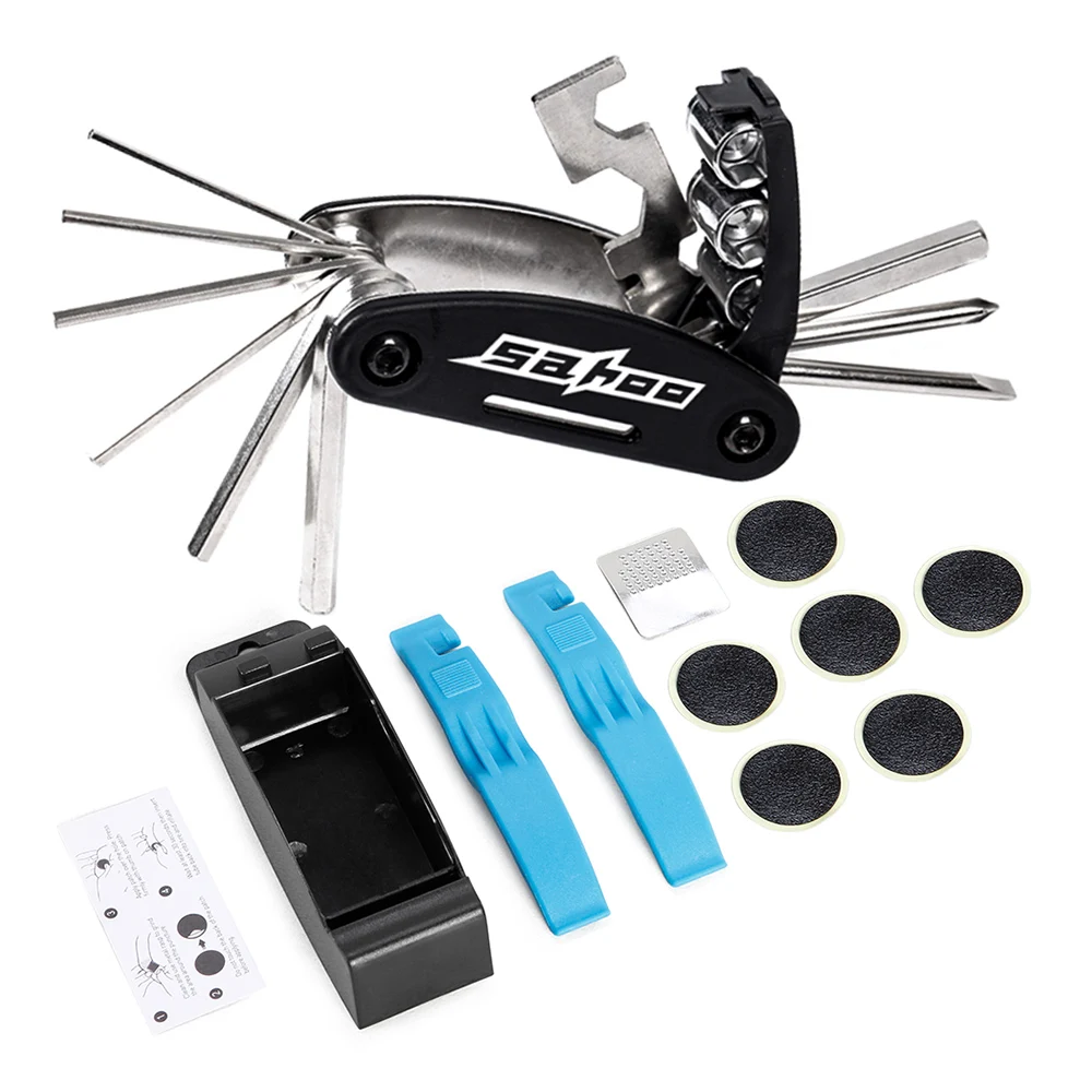 buy 16 in 1 Multifunction Bicycle Repair Tools Kit Hex Spoke Cycling Screwdriver Tool MTB Mountain Cycling Bike Repair Tool
