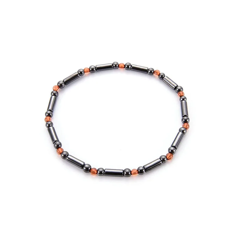 New Women's Feet Magnetic Black Stone Anklet Casual Clothing Hundred Matching Accessories
