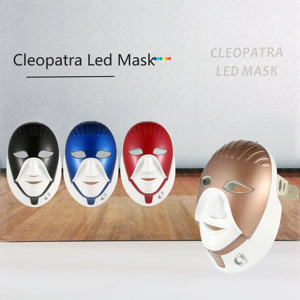 2019 Новая задняя крышка Cleopatra Led Touch Led маска дизайн прибор фотоомоложения цвет красота инструмент лицевой шеи