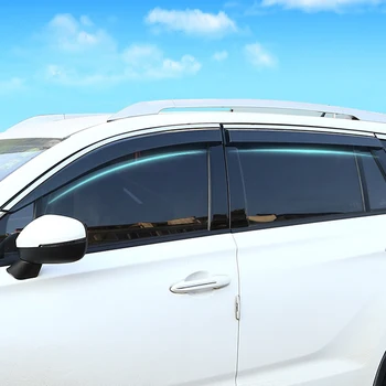 

4Pcs Car Window Visor Door Rain Sun Shield Side Windows Cover Trim Auto Accessories15-18 For Hyundai Sonata Nine