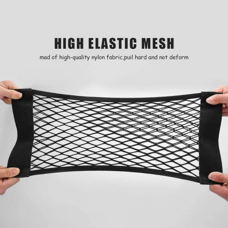 2 шт. сетчатые сумки для хранения органайзеры черный Универсальный для автомобиля грузовик багажник 40*25 см