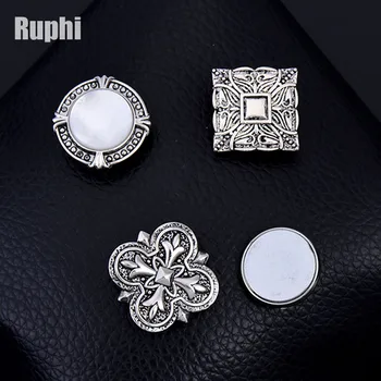 

Vintage magnetic charm lapel brooch stylish Natural shell badge ornament jewelry accessories