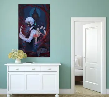 

[Self-Adhesive] 3D Tokyo Ghoul 232 Japan Anime Wall Stickers Mural Decal Wall Murals AJ WALLPAPER Belly