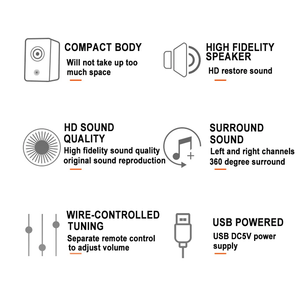 Динамик Компьютер USB динамик мини Саундбар для ПК ТВ с регулировкой громкости колонки сабуфер блютуз tronsmart