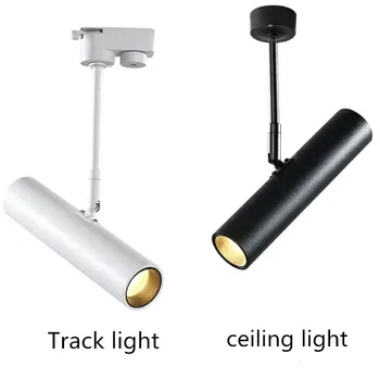 

COB Downlight 6W 14W 24W Led Track light aluminum Ceiling Rail Track lighting Spot Rail Spotlights Replace Halogen Lamps