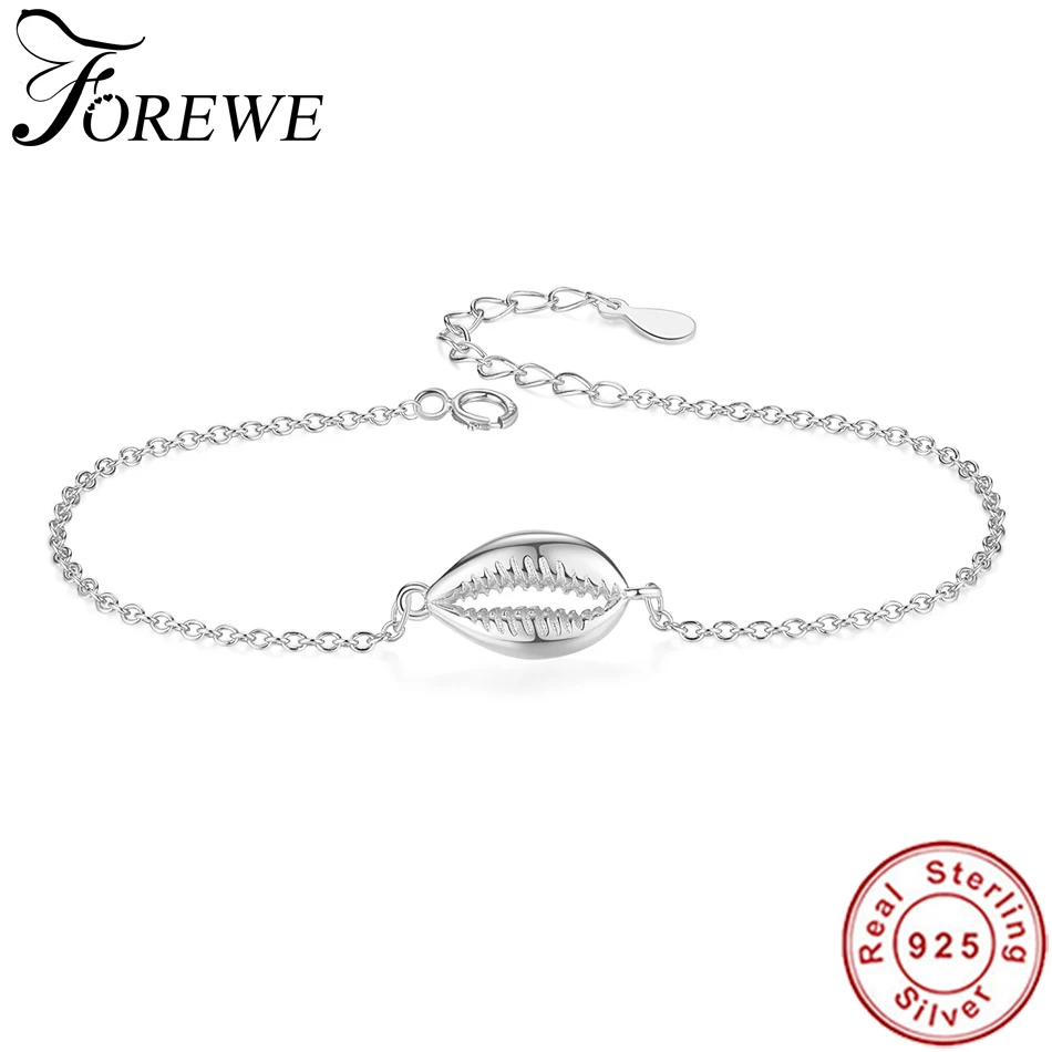 Новинка, настоящий 925 пробы, серебряный браслет-цепочка для женщин, модный серебряный браслет с подвеской, массивное ювелирное изделие, Рождественский подарок