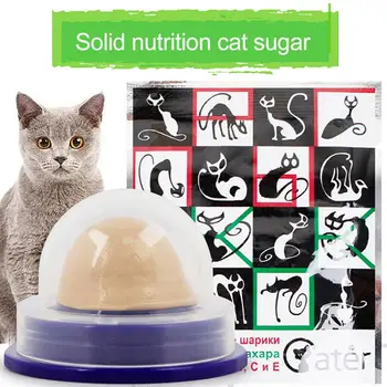 

Dropship Healthy Cat Nutrition Candy Cat Snacks Cat Healthy Snack Ball Catnip Nutrition Gel Energy Ball Cat Toys Interactive