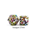 17mm Hexagon leopard