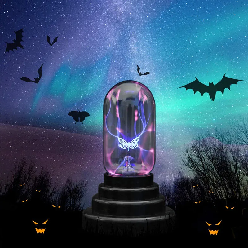 

BRELONG Butterfly Electrostatic Ion Ball Magic Ball usb Night Light Touch Sensing Party Decoration Light