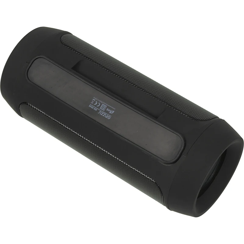 Колонка порт. Ginzzu GM-994G черный 10W 2.0 BT/3.5Jack/USB 2400mAh