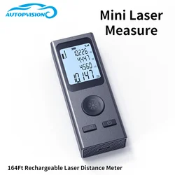 Mini mesure Laser, distancemètre Laser Rechargeable 164Ft avec unités de mesure multiples de haute précision M/in/Ft, et pythagore 
