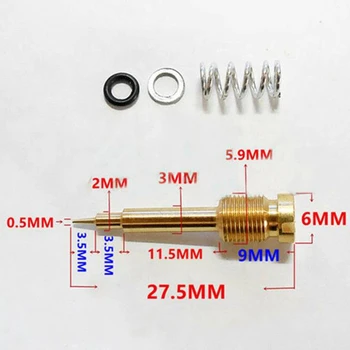 

New Vacuum Diaphragm Plunger Kit Carburetor Diaphragm Plunger with Needle Repair Kit for Honda Steed Shadow VLX 400 Motorcycle A