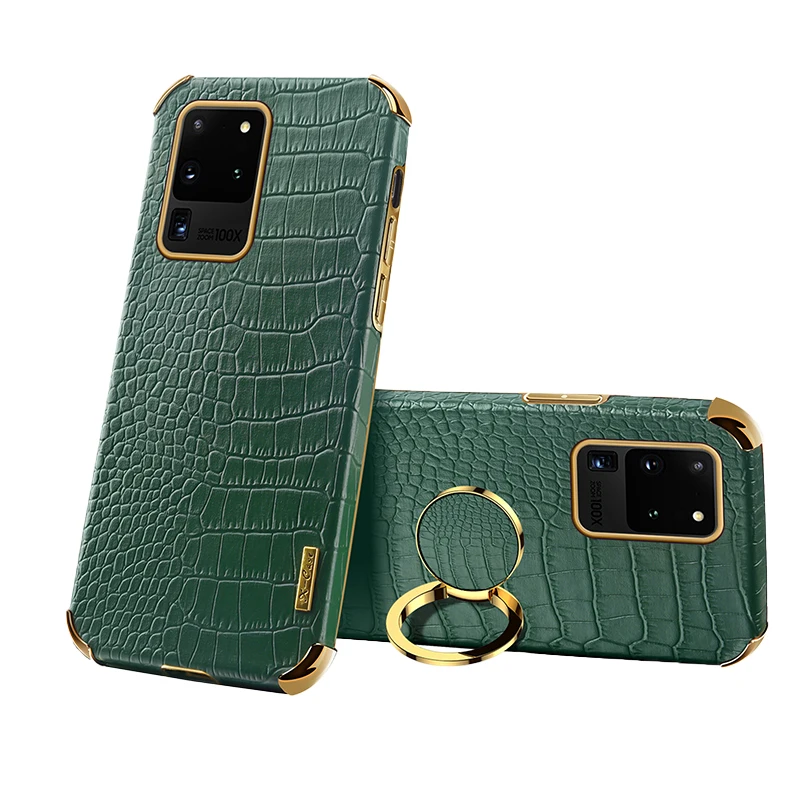 Leather Phone Case For Samsung Galaxy S10 S20 S21 S22 Ultra Note 10 Plus 20  A12 A13 A71 A51 A52 A72 Luxury Brand Cover With Ring - AliExpress