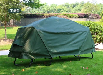 

Tent outdoor camping rainproof thickening camping double layer cold proof fishing special off ground tent for rainstorm preventi
