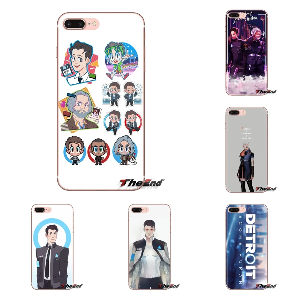 

Detroit Become Human Transparent Soft Cases Covers For Samsung Galaxy S3 S4 S5 Mini S6 S7 Edge S8 S9 S10 Plus Note 3 4 5 8 9