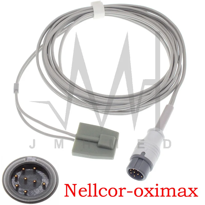 Совместим с датчиком spo2 Mindray Nellcor Oximax imetex 12 T5 T8 для